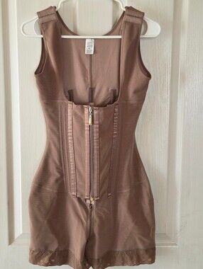 Sculpting Full-Body Shapewear Romper in Taupe